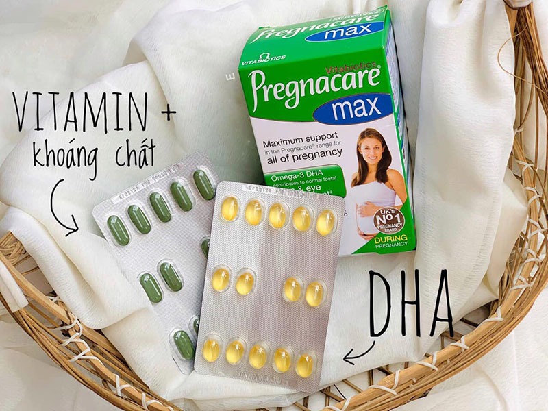 vitamin tong hop cho ba bau vitabiotics pregnacare max anh