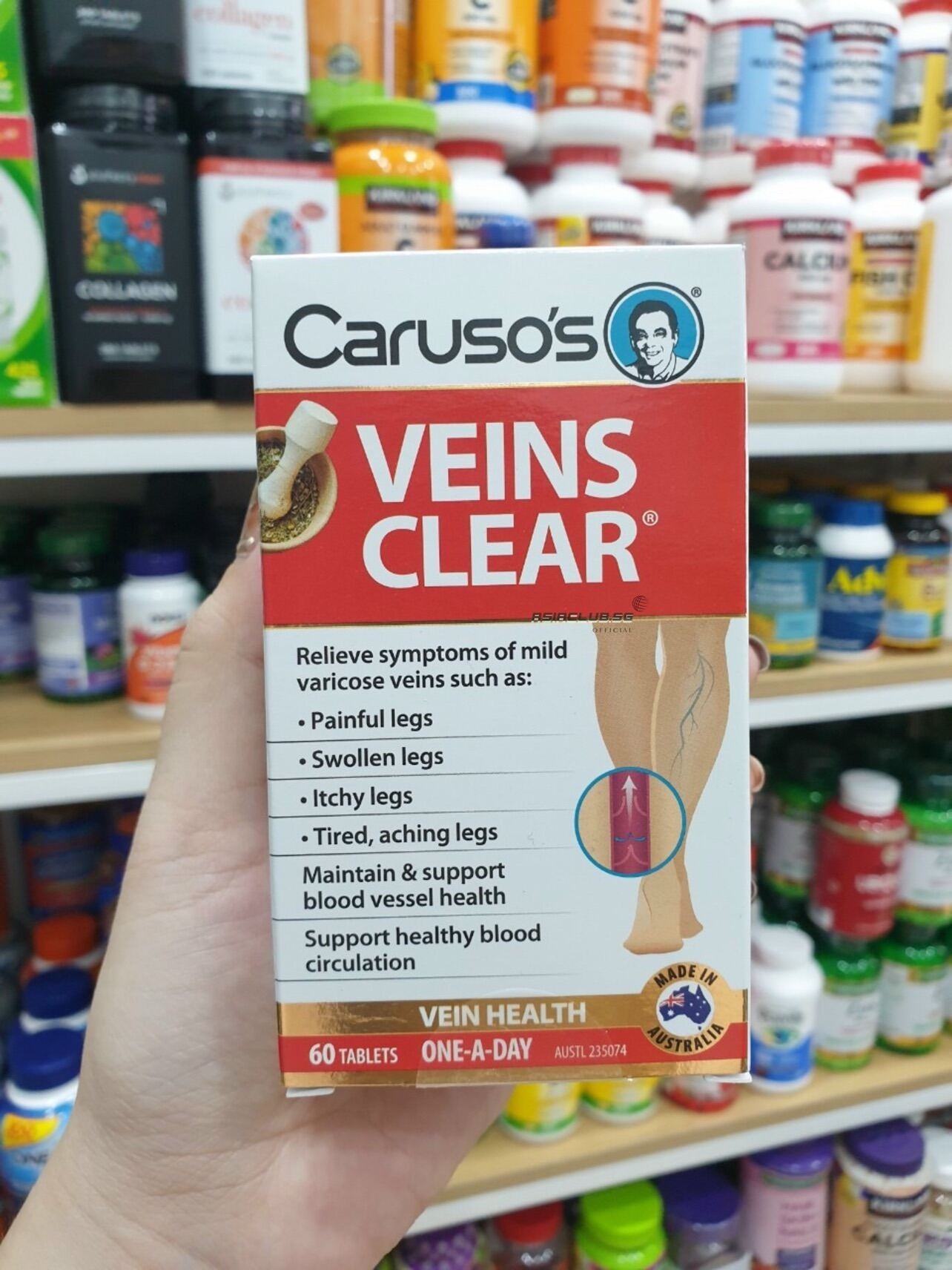 REVIEW vien suy gian tinh mach carusos veins clear uc
