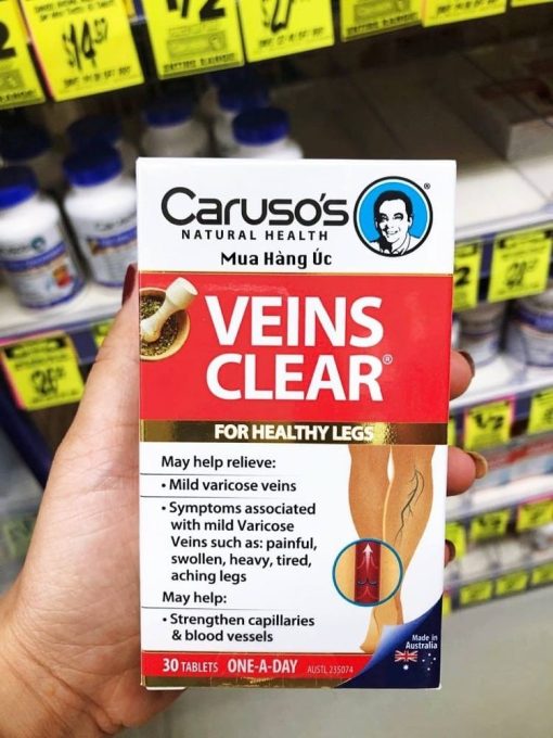 REVIEW vien uong suy gian tinh mach carusos veins clear