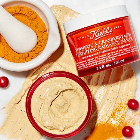 mat na nghe kiehls tumeric cranberry seed energizing radiance masque