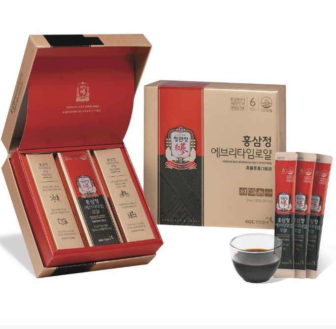 nuoc uong hong sam kgc korean red ginseng extract everytime han quoc