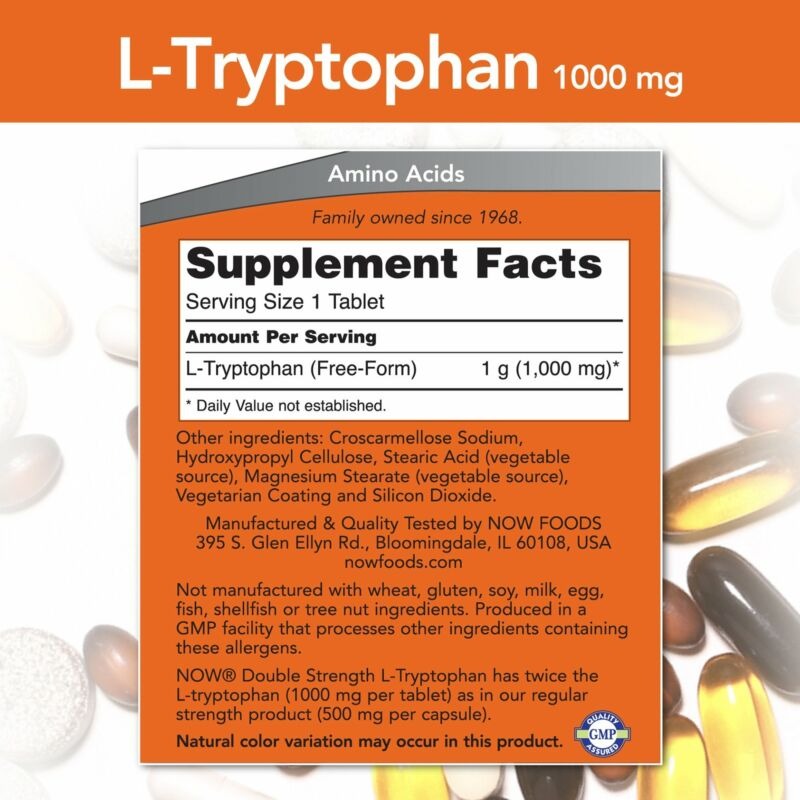 review vien now double strength l tryptophan 1000mg